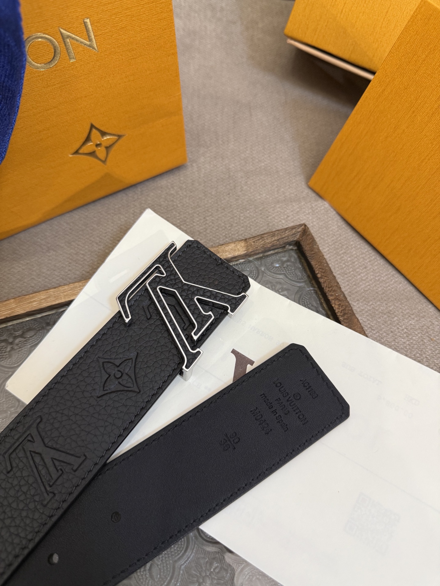 Louis Vuitton Male Basic Belt 13514-s-m-l