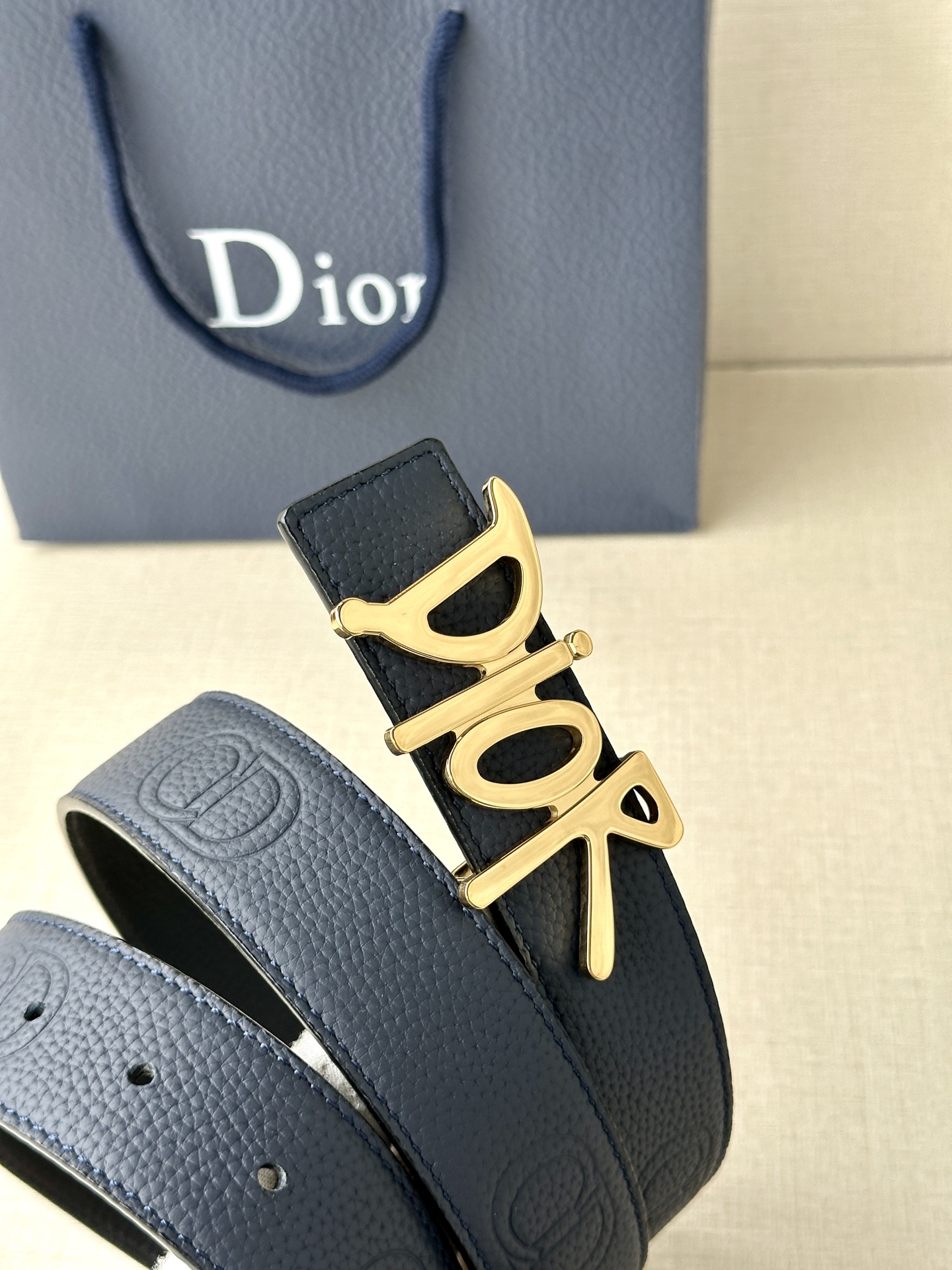 Dior Basic Belt Cow Leather Black