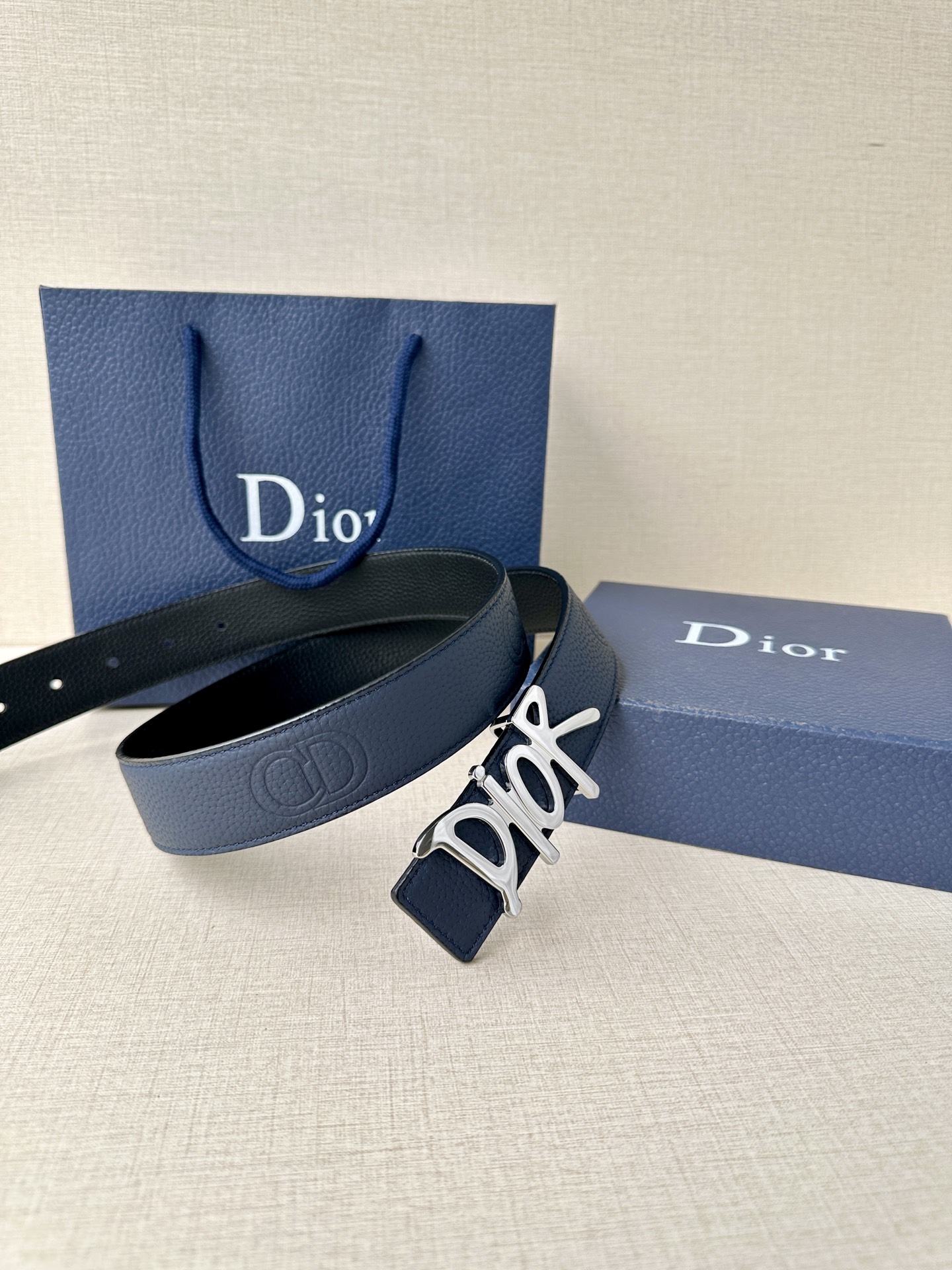 Dior Basic Belt Cow Leather Black