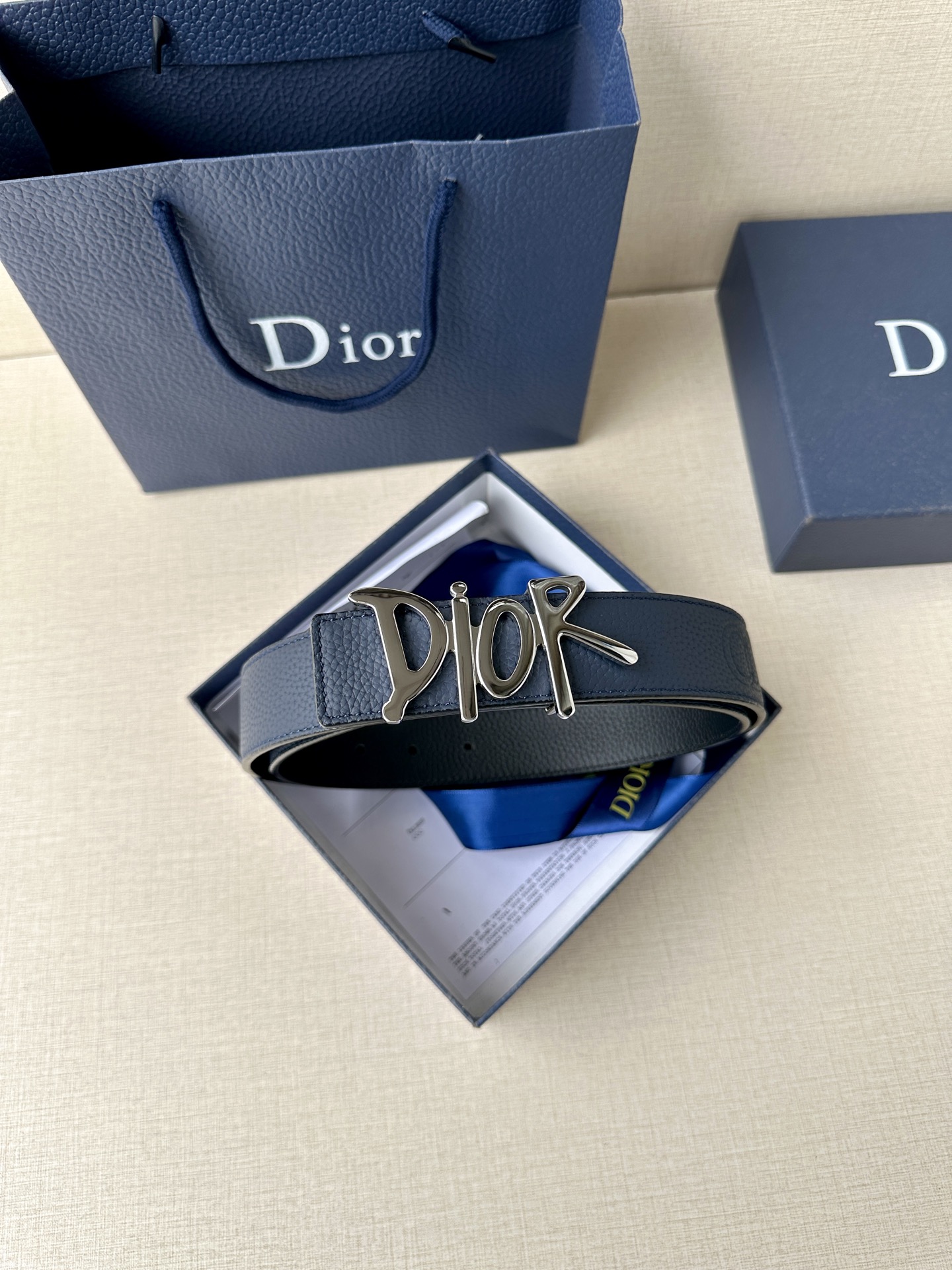 Dior Basic Belt Cow Leather Black