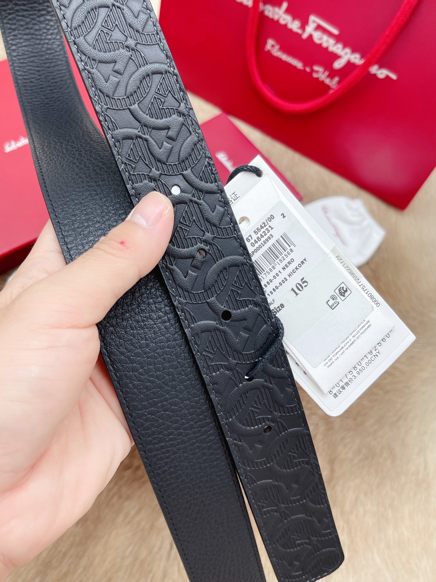 Salvatore Ferragamo Male Basic Belt M