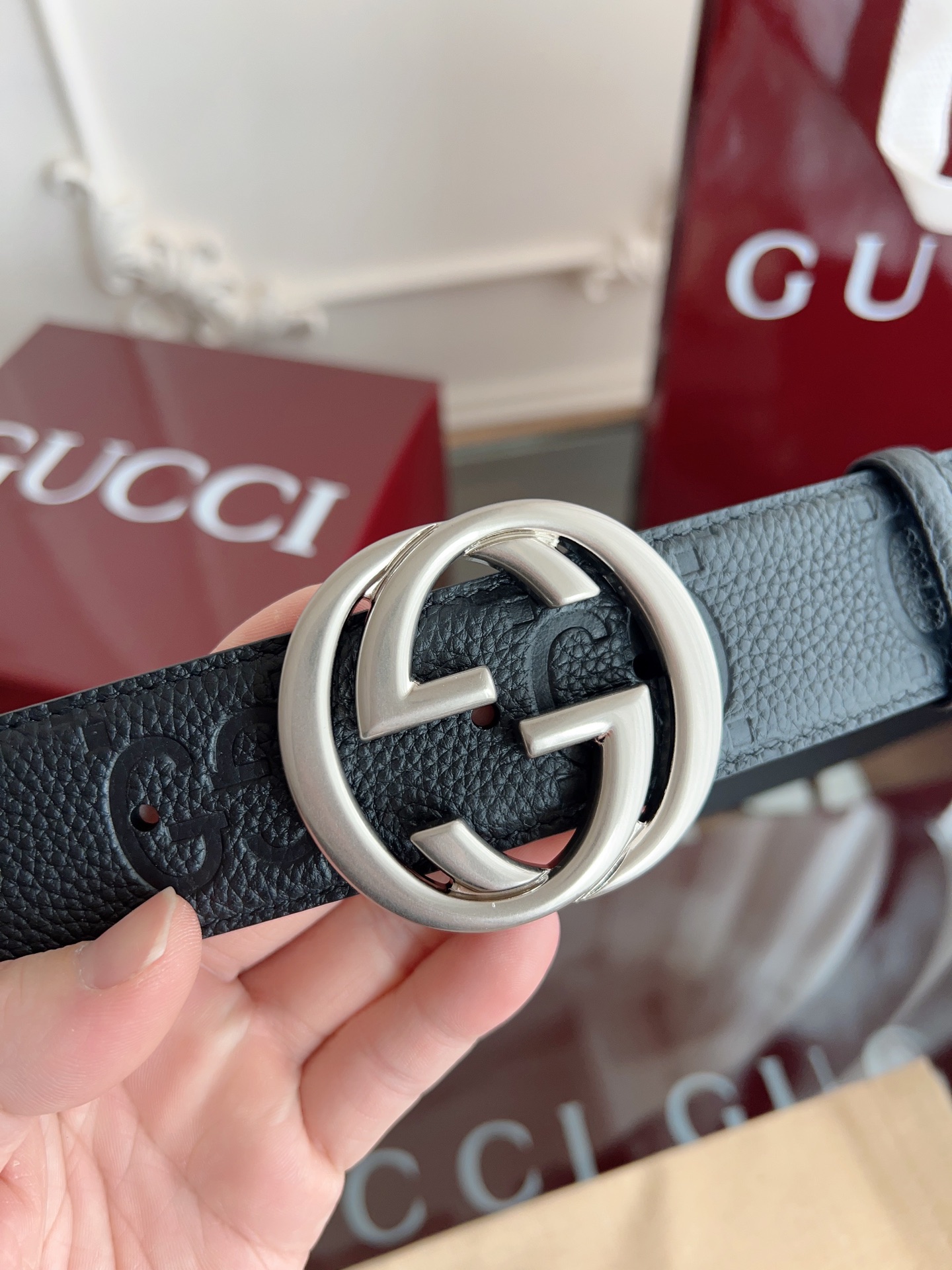 Gucci Basic Belt 13514-m-l