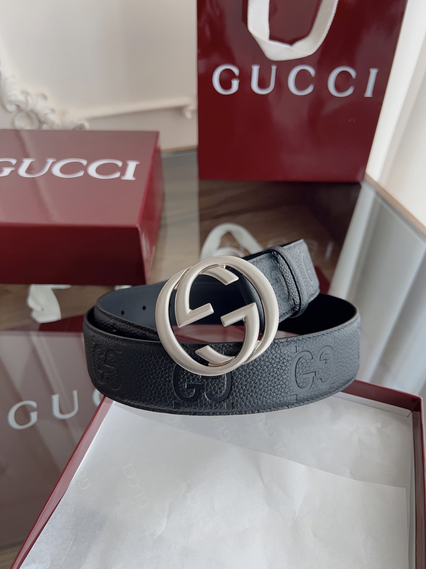 Gucci Basic Belt 13514-m-l