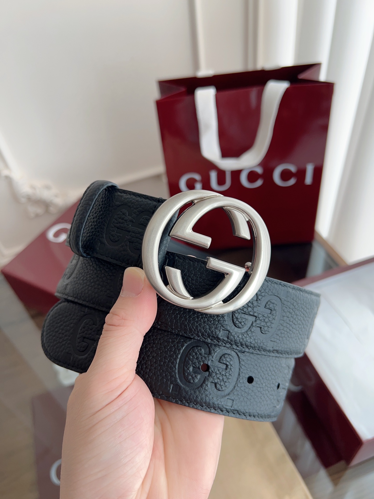 Gucci Basic Belt 13514-m-l
