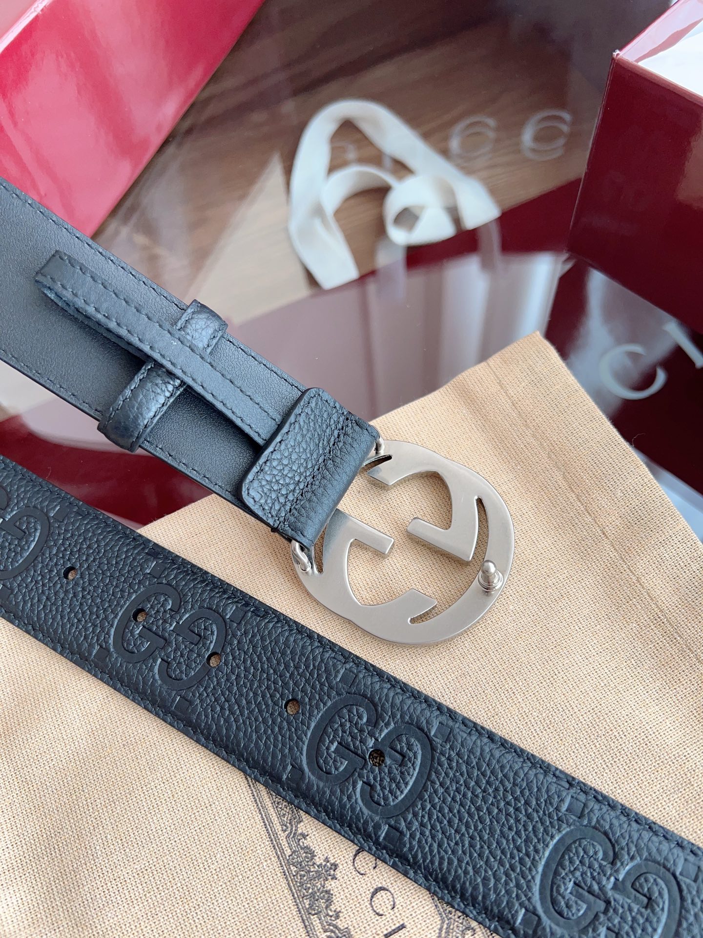 Gucci Basic Belt 13514-m-l