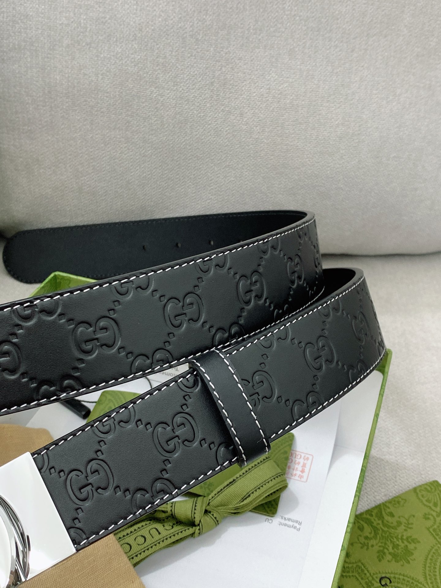 Gucci Basic Belt Top Grain Leather M