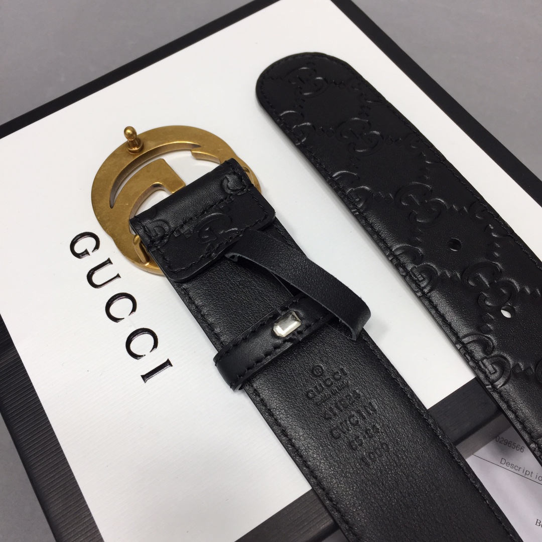 Gucci Basic Belt Cow Leather 13514-m