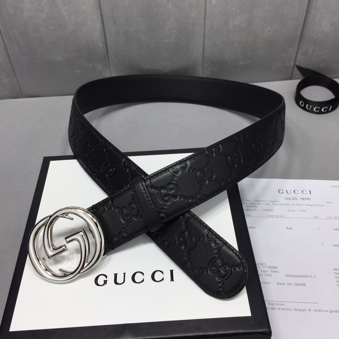 Gucci Basic Belt Cow Leather 13514-m