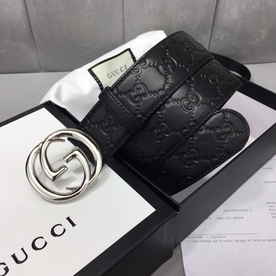 Gucci Basic Belt Cow Leather 13514-m