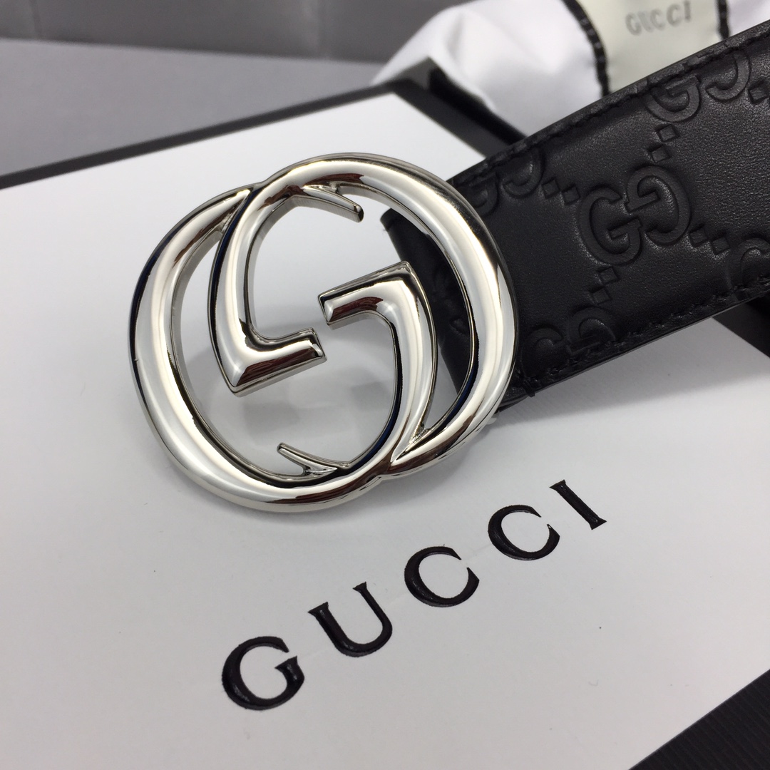 Gucci Basic Belt Cow Leather 13514-m