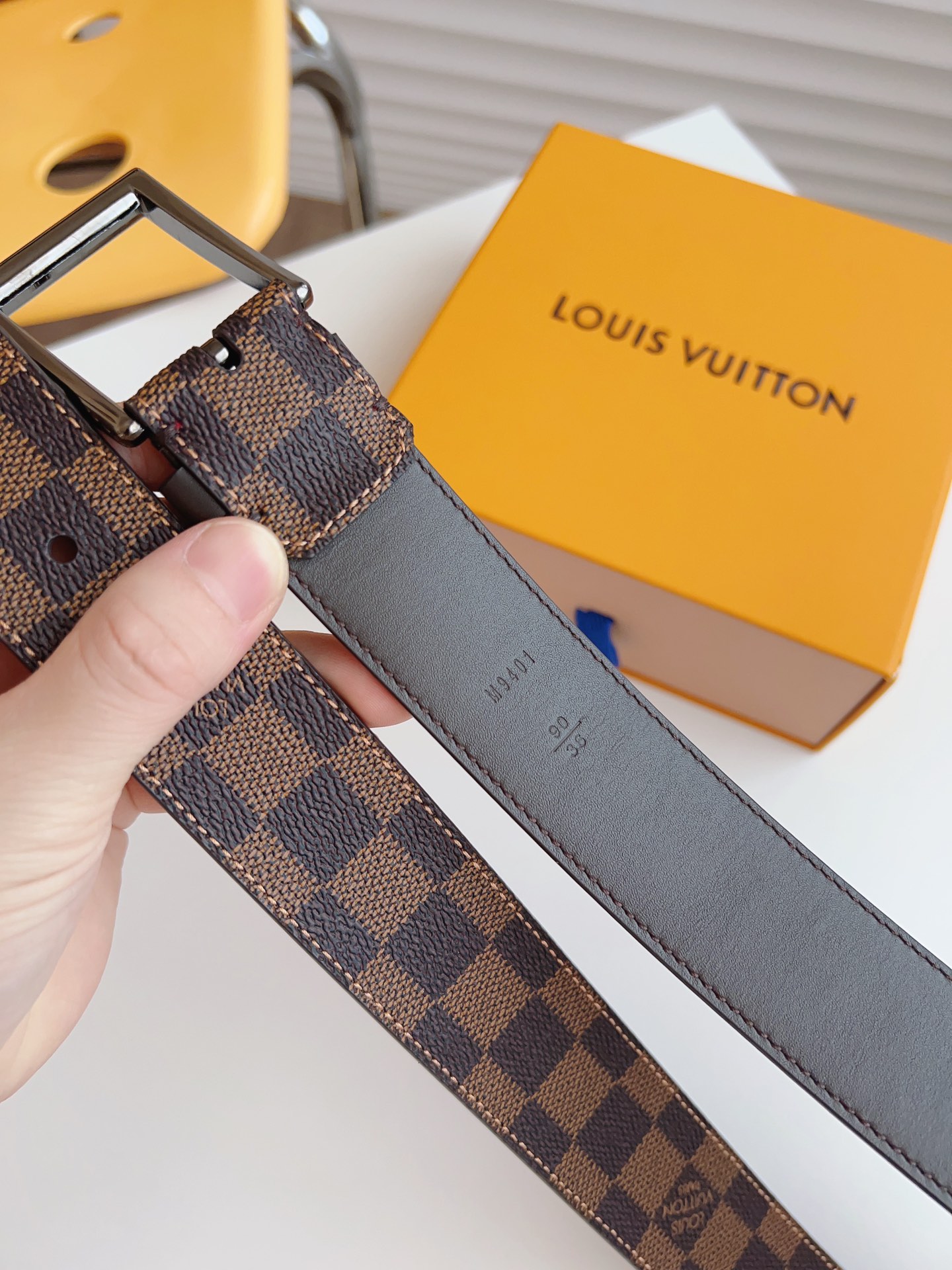 Louis Vuitton Male Basic Belt 35mm-l