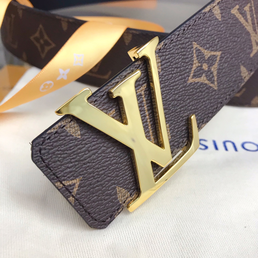 Louis Vuitton Male Basic Belt Cow Leather S-m-l
