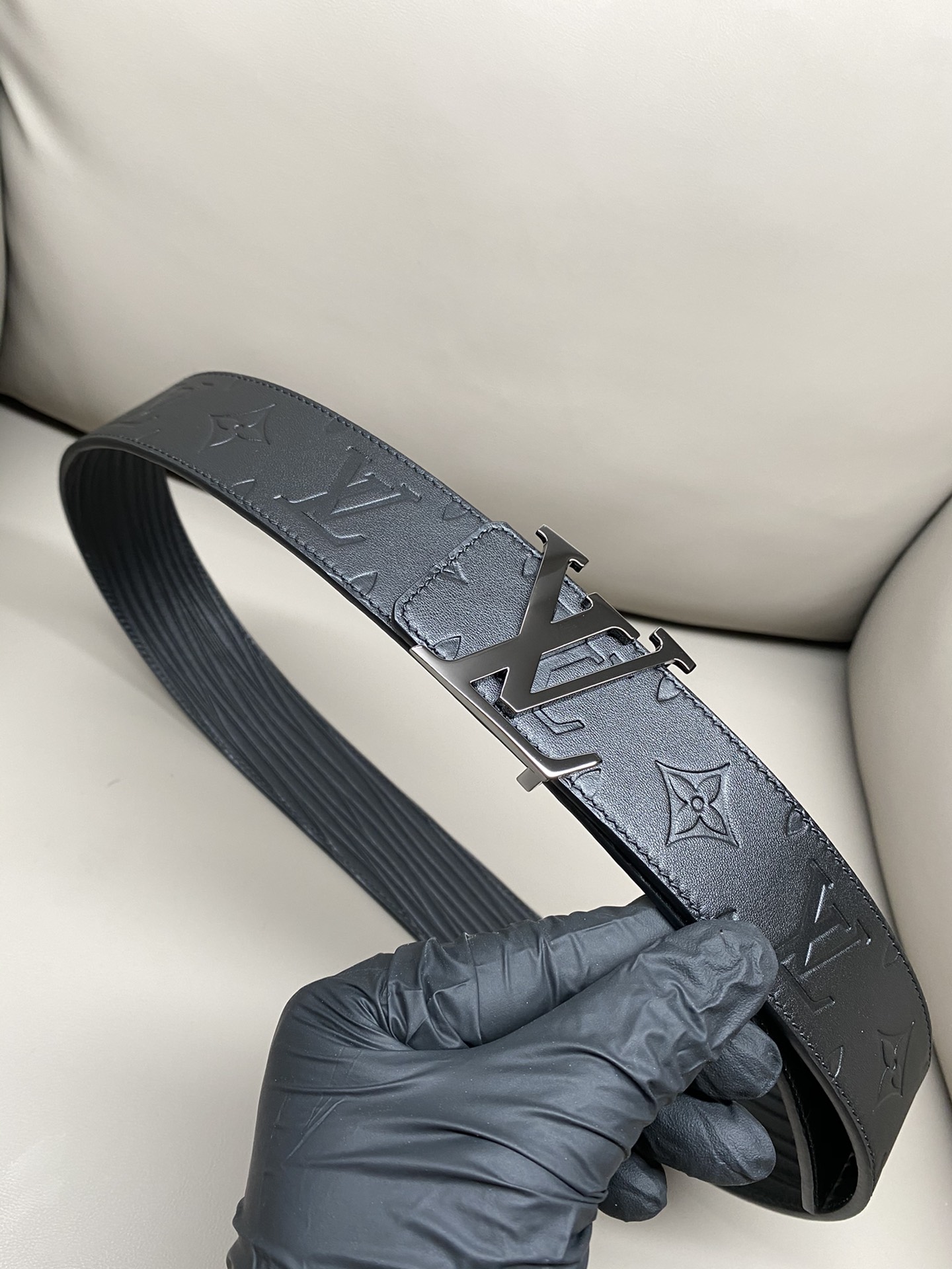 Louis Vuitton Male Basic Belt Cow Leather 13514-s-l