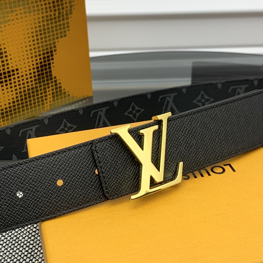 Louis Vuitton Male Basic Belt Cow Leather 13514-m-l