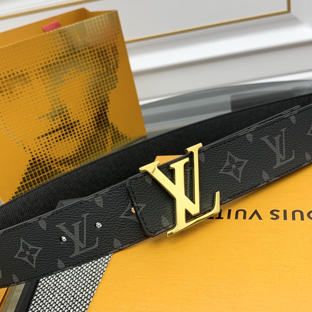 Louis Vuitton Male Basic Belt Cow Leather 13514-m-l