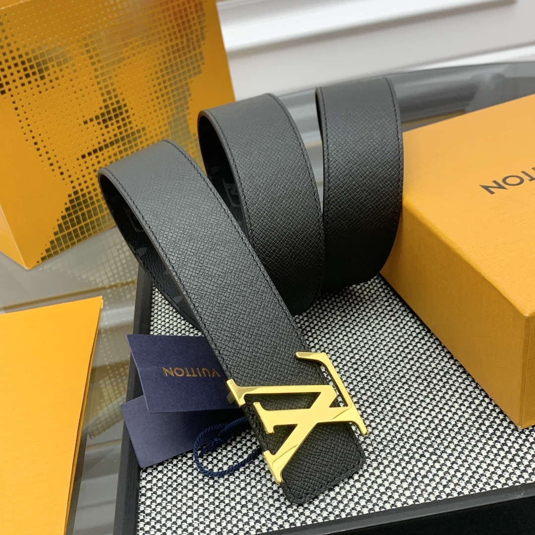 Louis Vuitton Male Basic Belt Cow Leather 13514-m-l