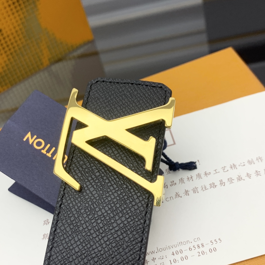 Louis Vuitton Male Basic Belt Cow Leather 13514-m-l