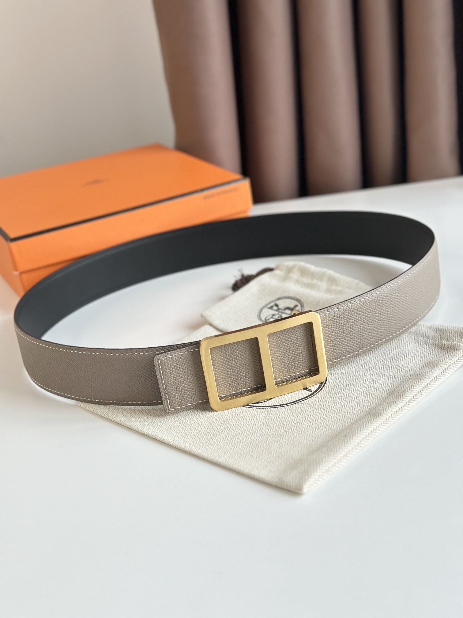 Hermès Male Basic Belt 38mm-s-m-l