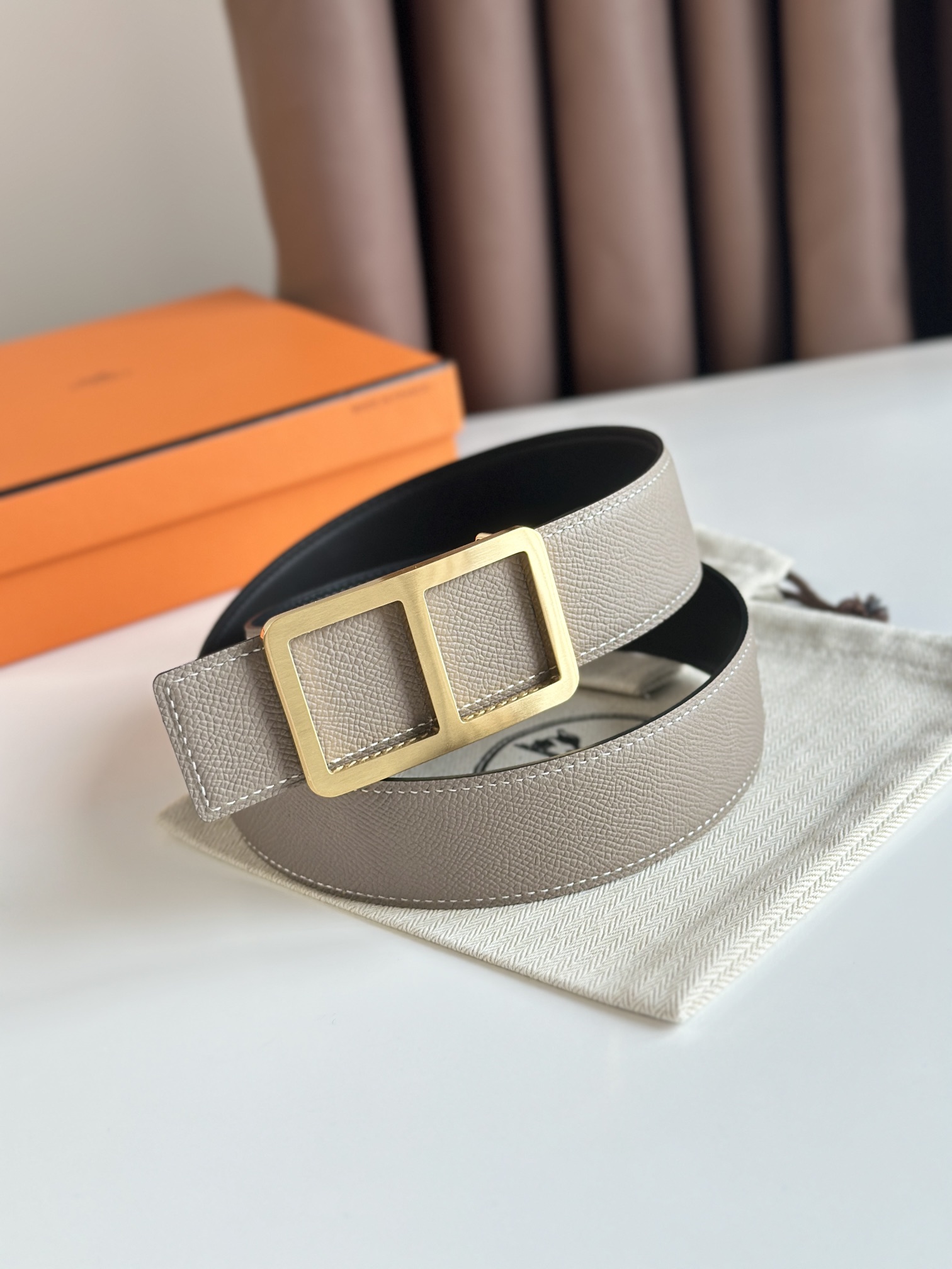 Hermès Male Basic Belt 38mm-s-m-l