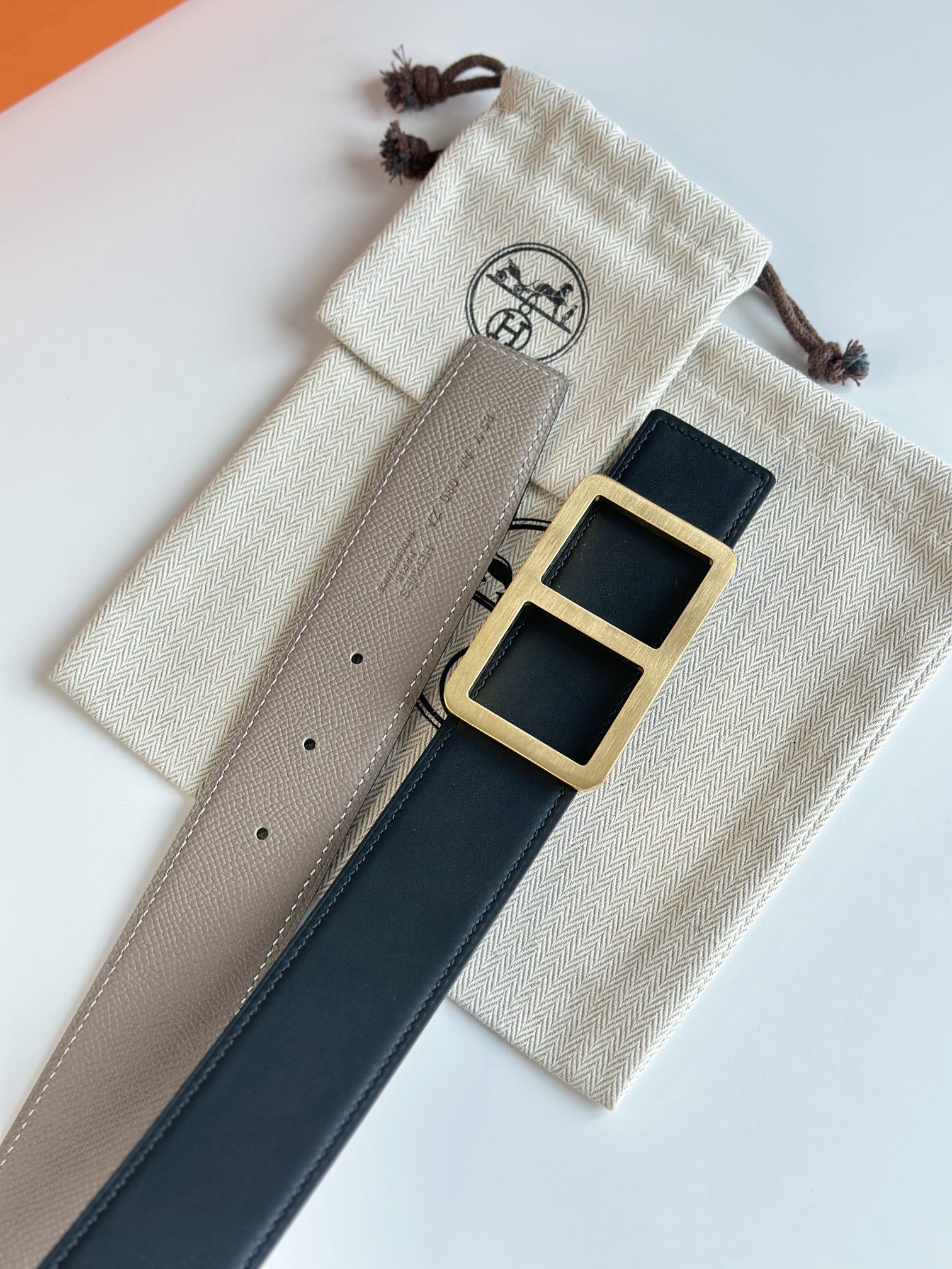 Hermès Male Basic Belt 38mm-s-m-l