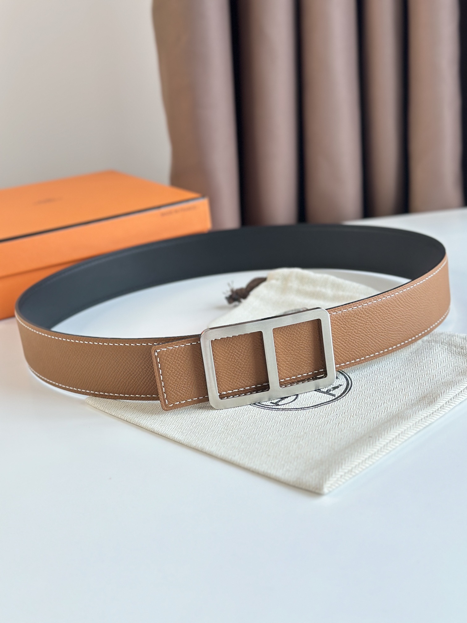 Hermès Male Basic Belt 38mm-s-m-l