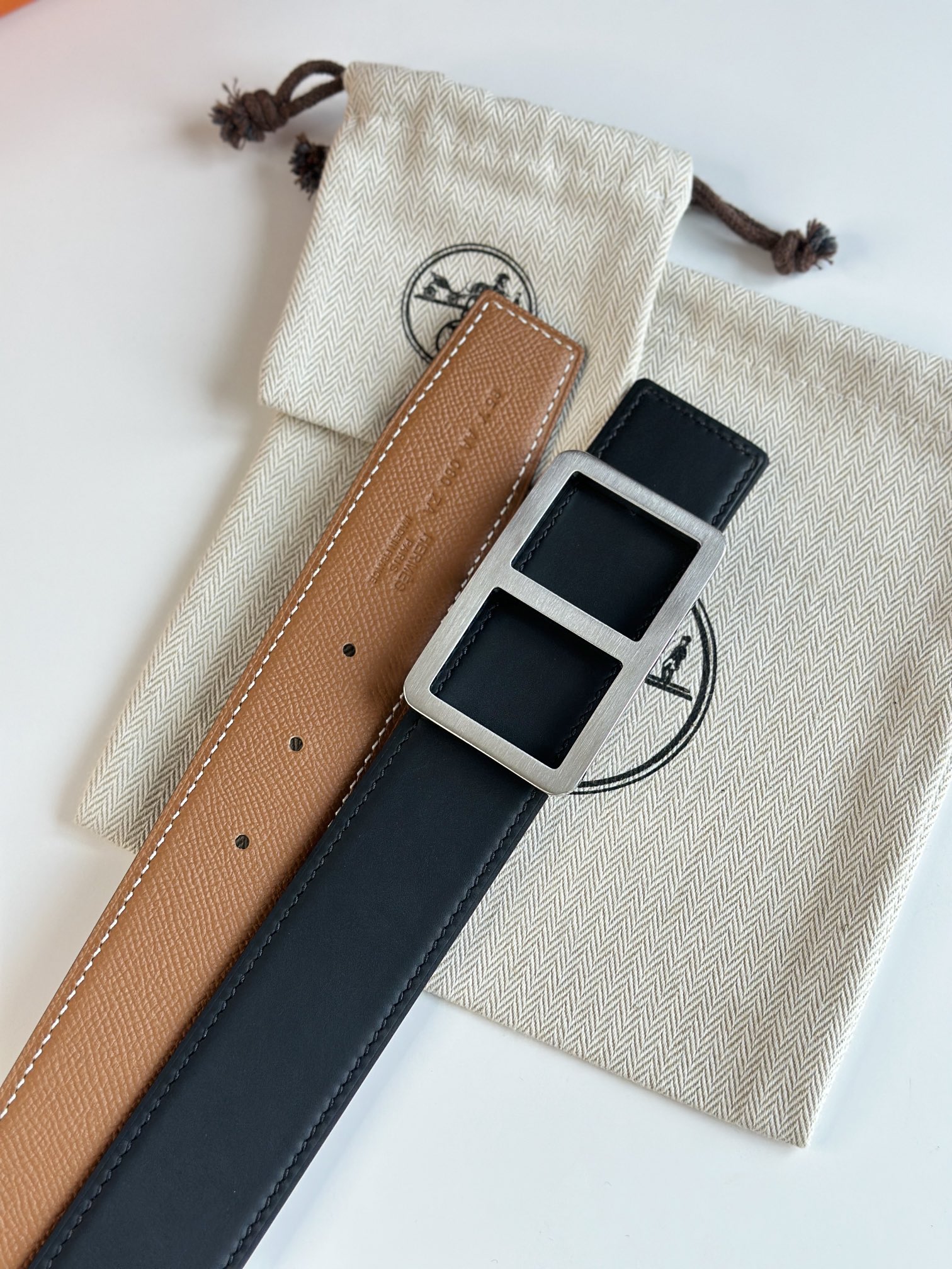 Hermès Male Basic Belt 38mm-s-m-l