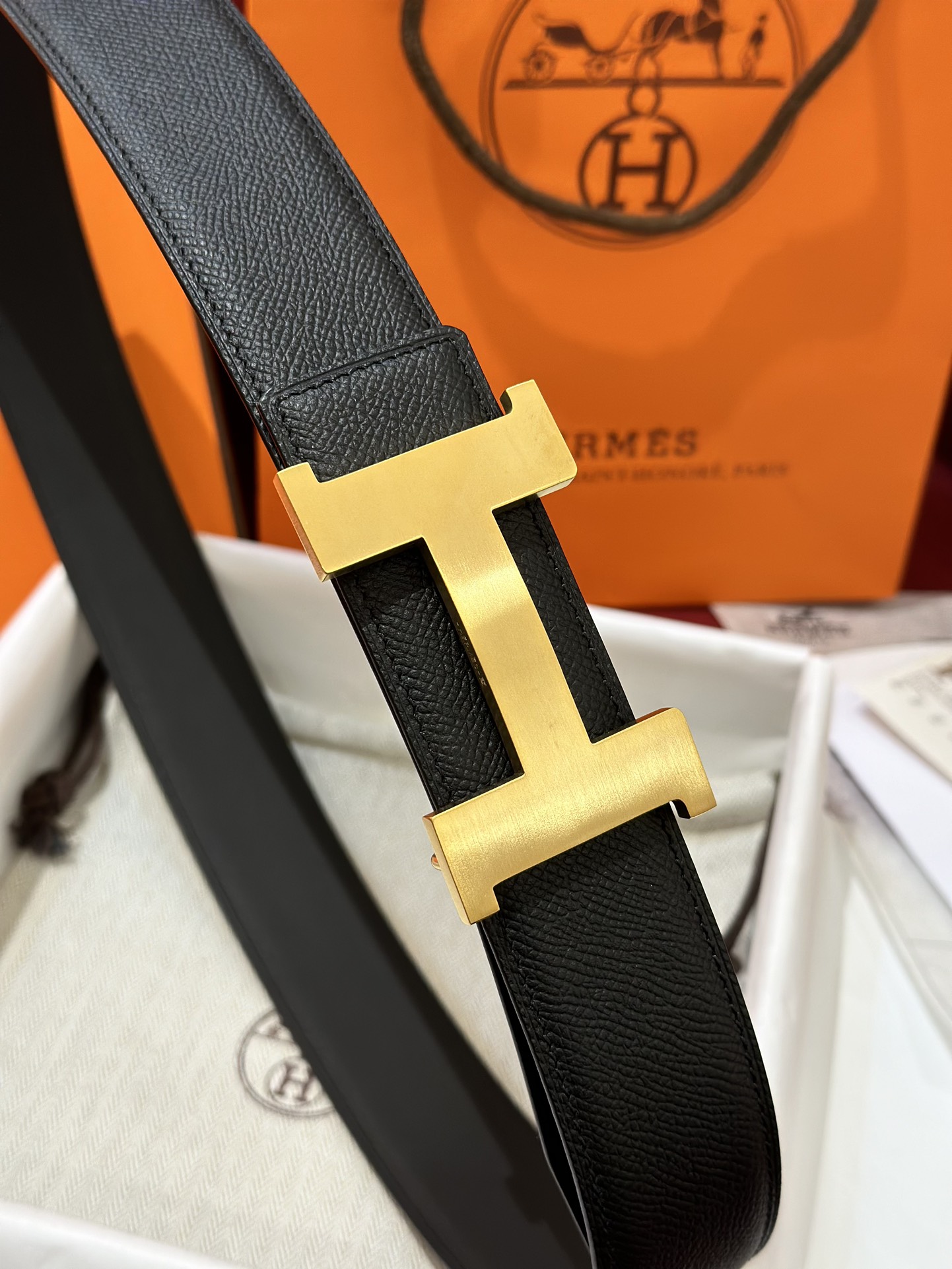 Hermès Male Basic Belt S-m