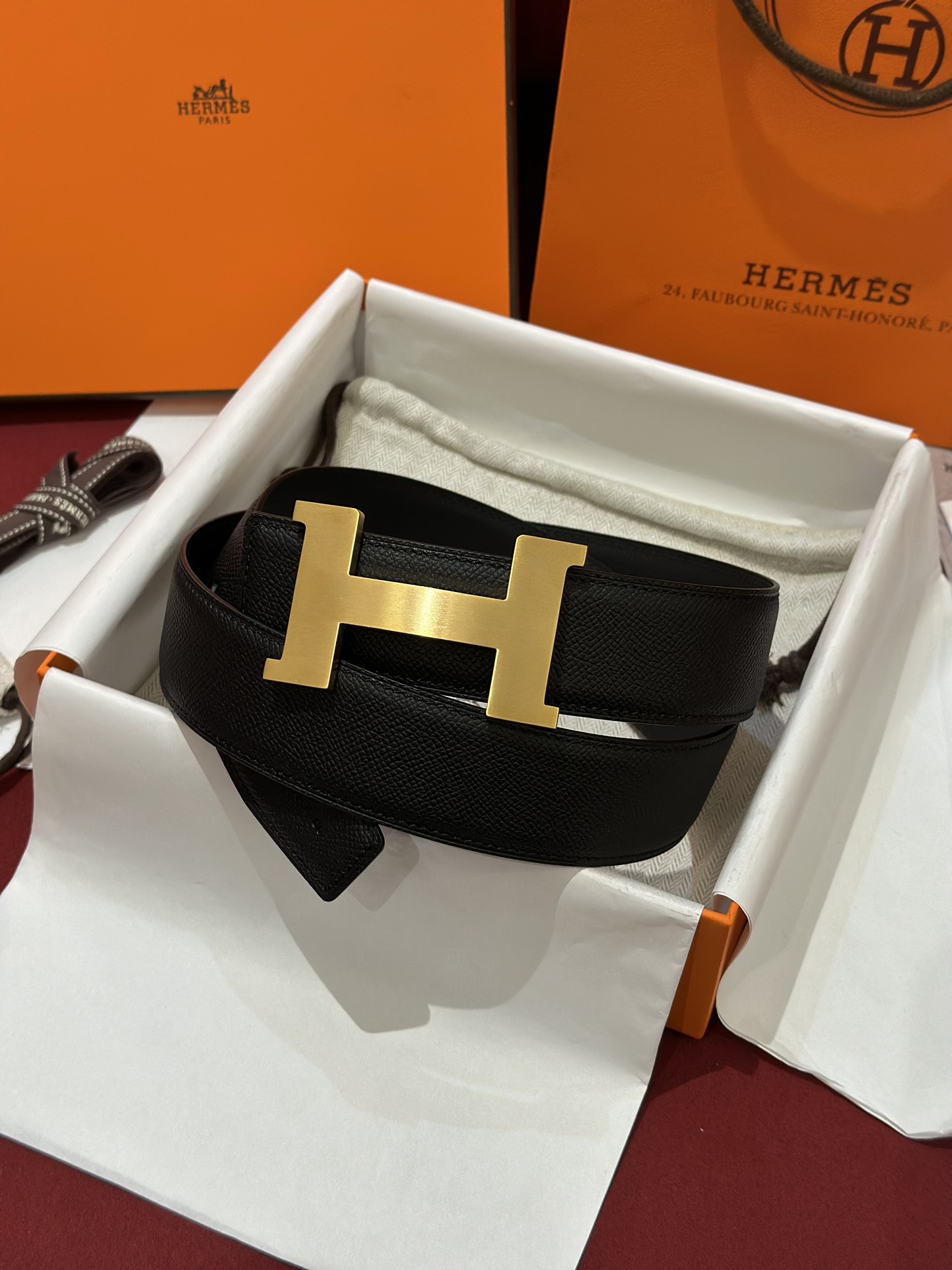 Hermès Male Basic Belt S-m