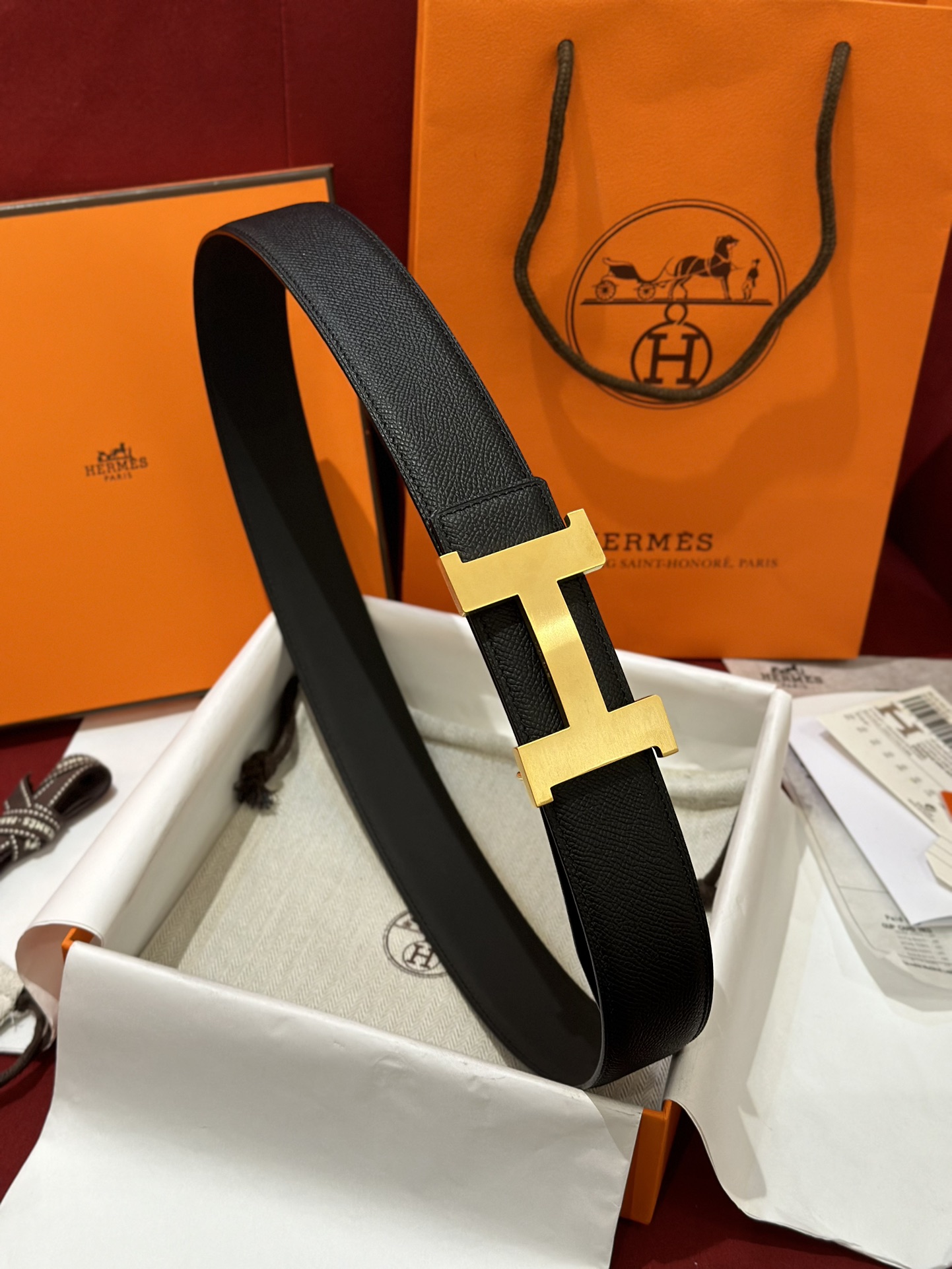 Hermès Male Basic Belt S-m
