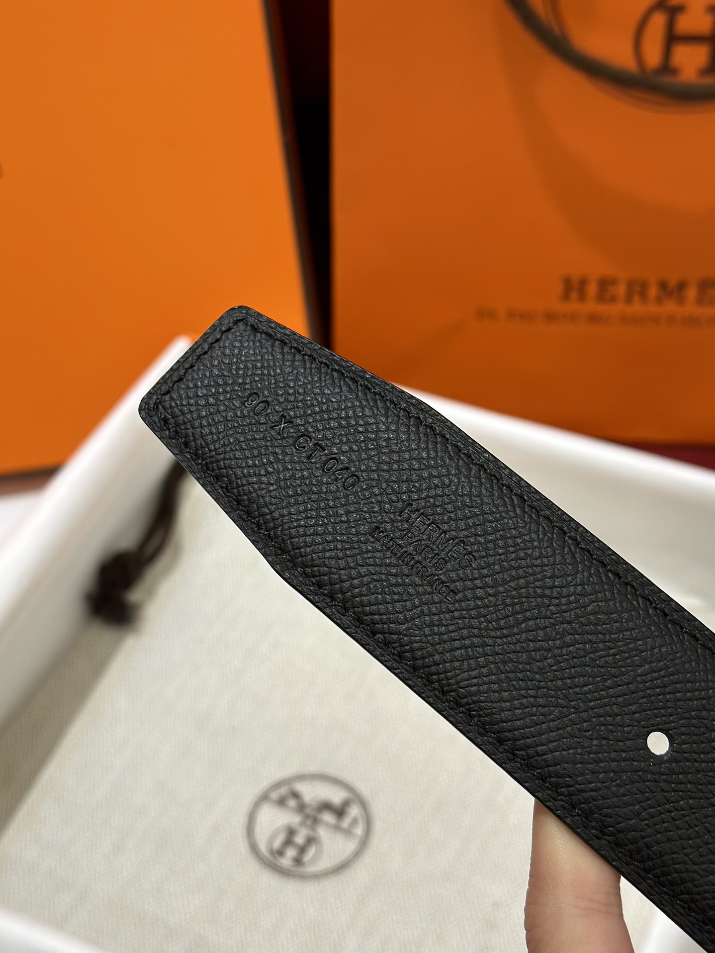 Hermès Male Basic Belt S-m