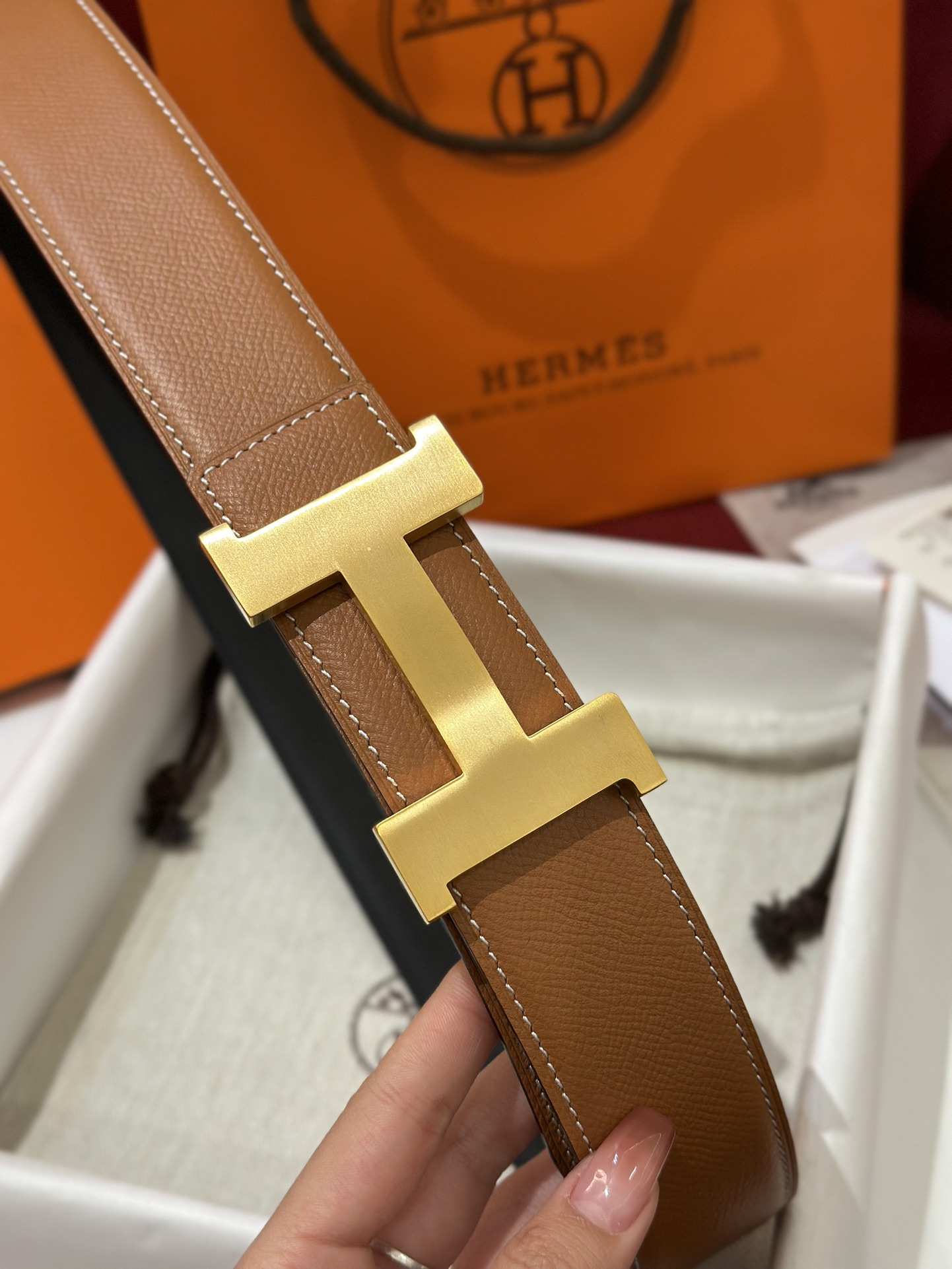 Hermès Male Basic Belt S-m