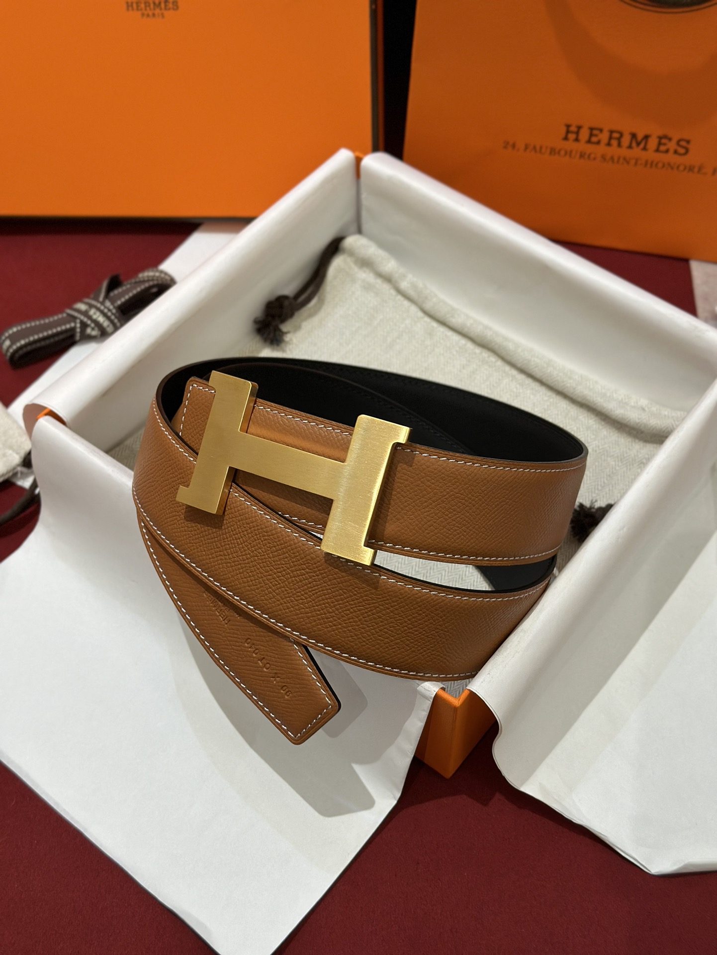 Hermès Male Basic Belt S-m