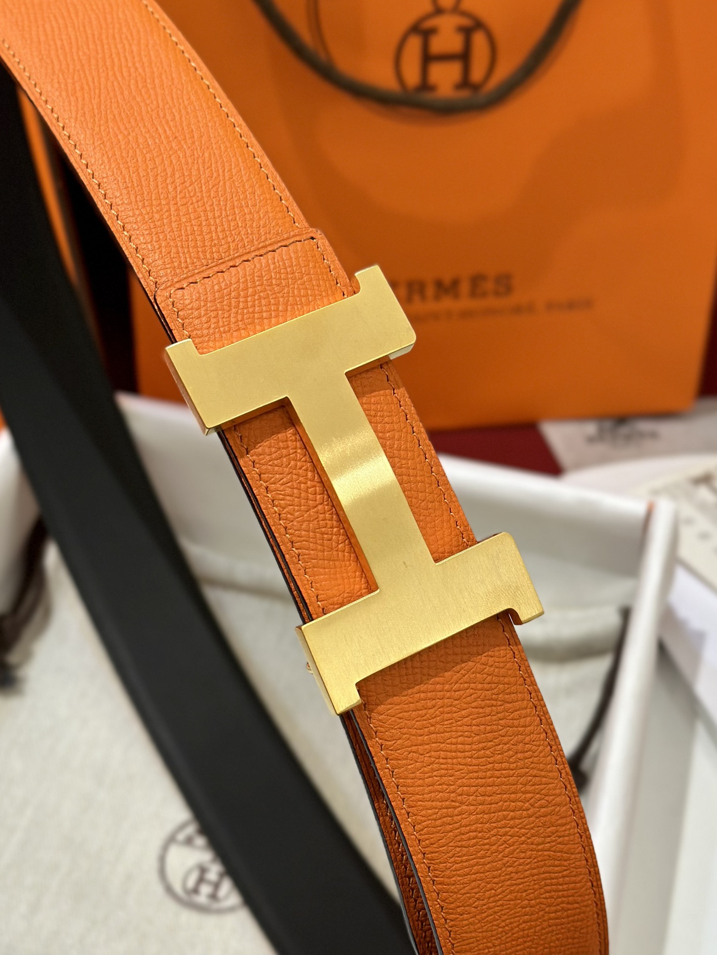 Hermès Male Basic Belt S-m