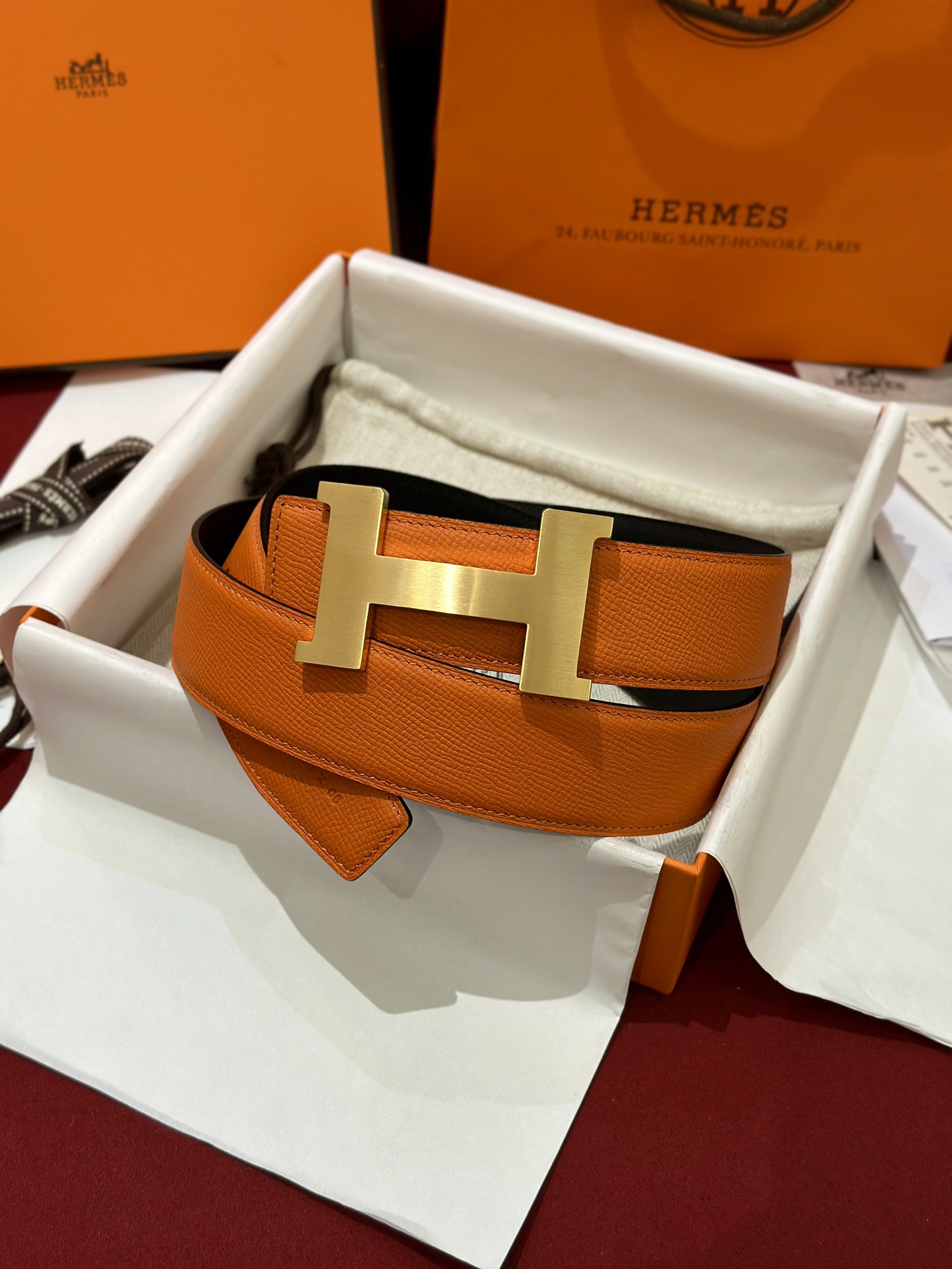 Hermès Male Basic Belt S-m