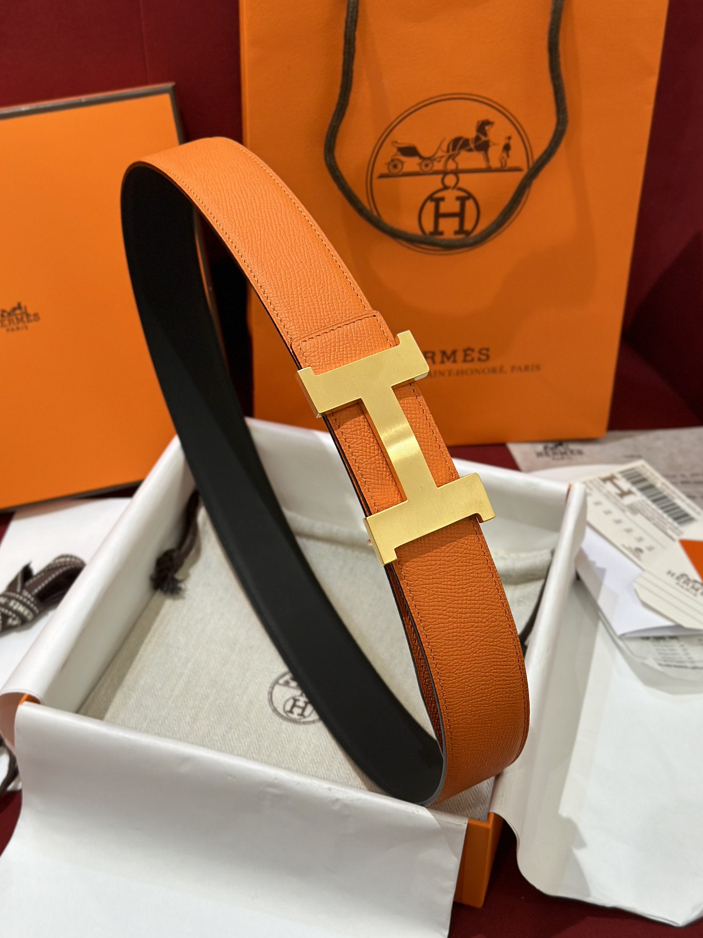 Hermès Male Basic Belt S-m