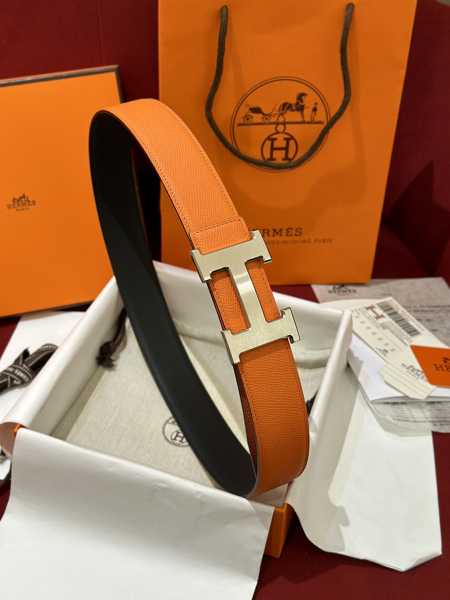 Hermès Male Basic Belt S-m