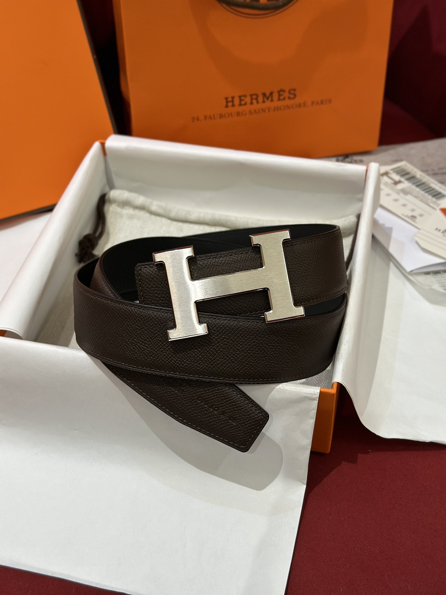 Hermès Male Basic Belt S-m
