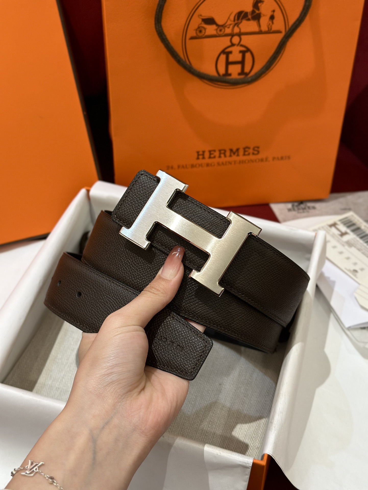 Hermès Male Basic Belt S-m