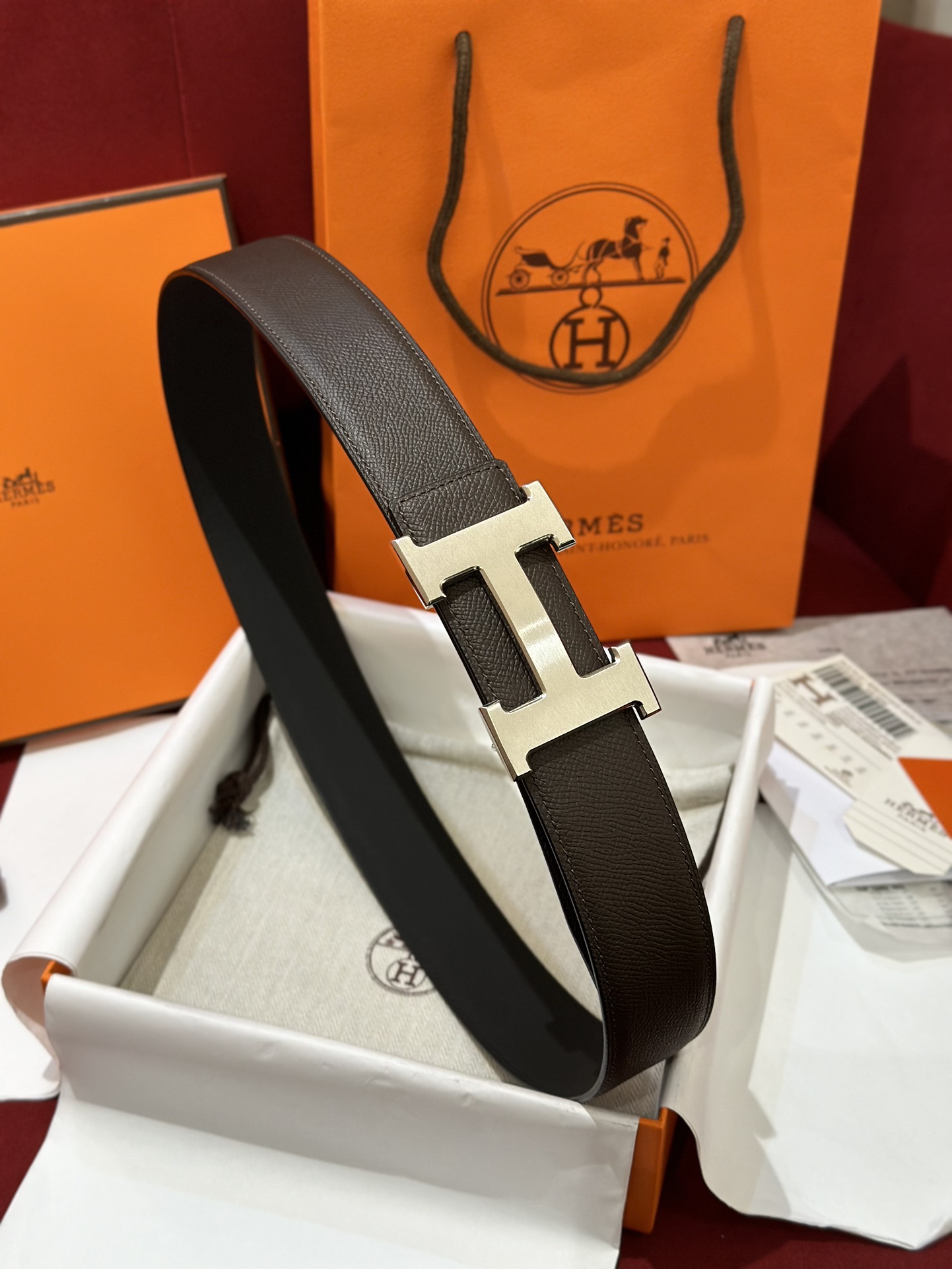 Hermès Male Basic Belt S-m