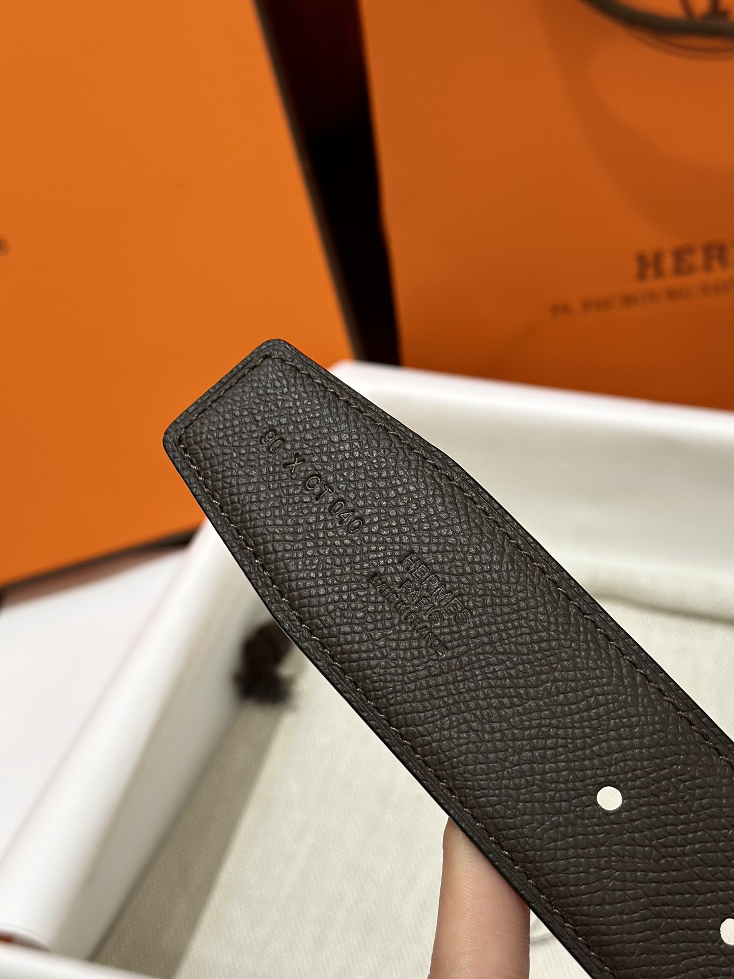 Hermès Male Basic Belt S-m