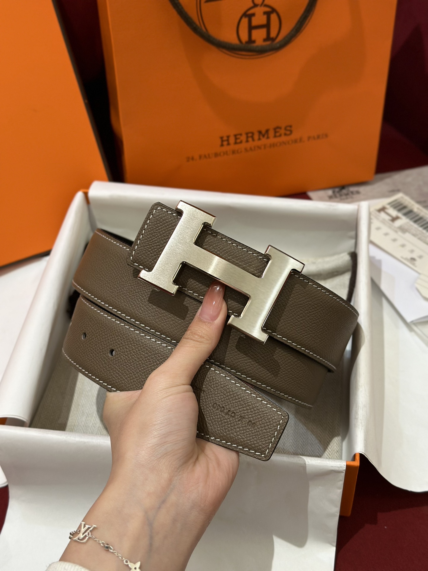 Hermès Male Basic Belt S-m