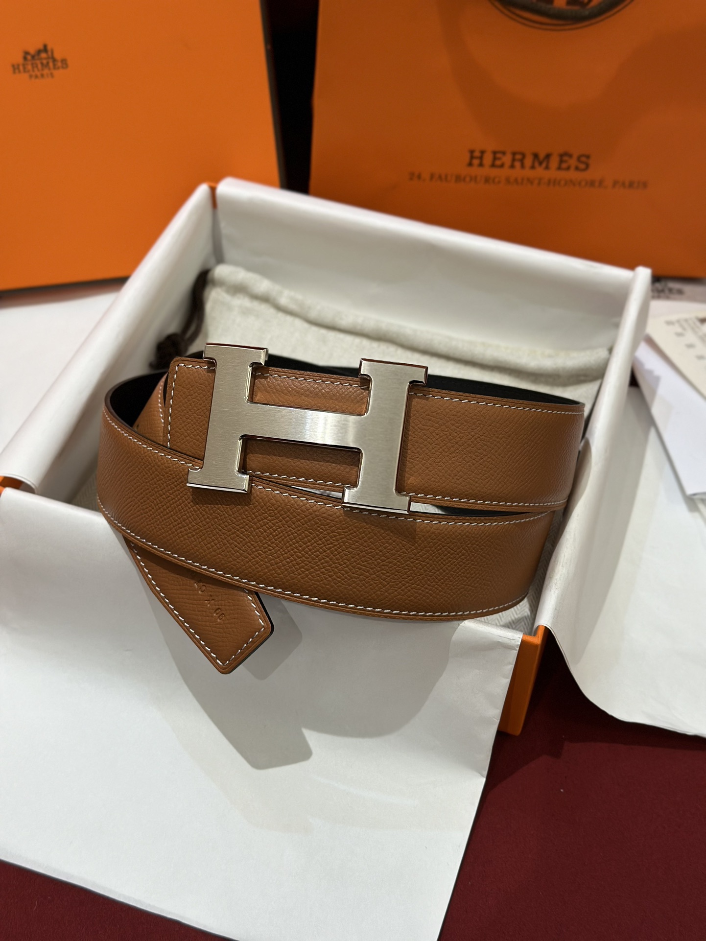 Hermès Male Basic Belt S-m