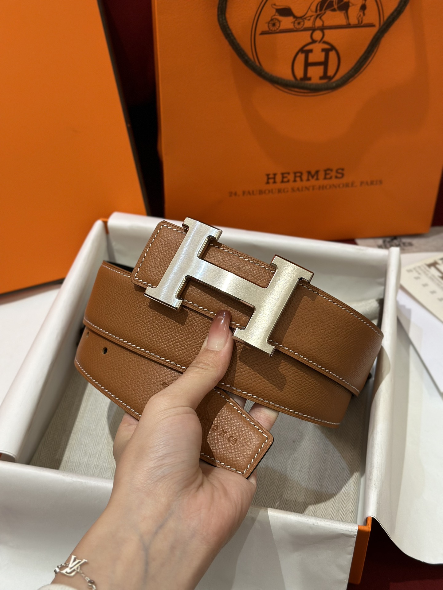 Hermès Male Basic Belt S-m