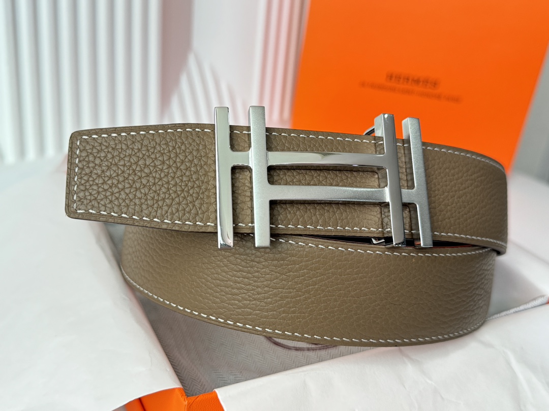 Hermès Male Basic Belt 38cm-13514