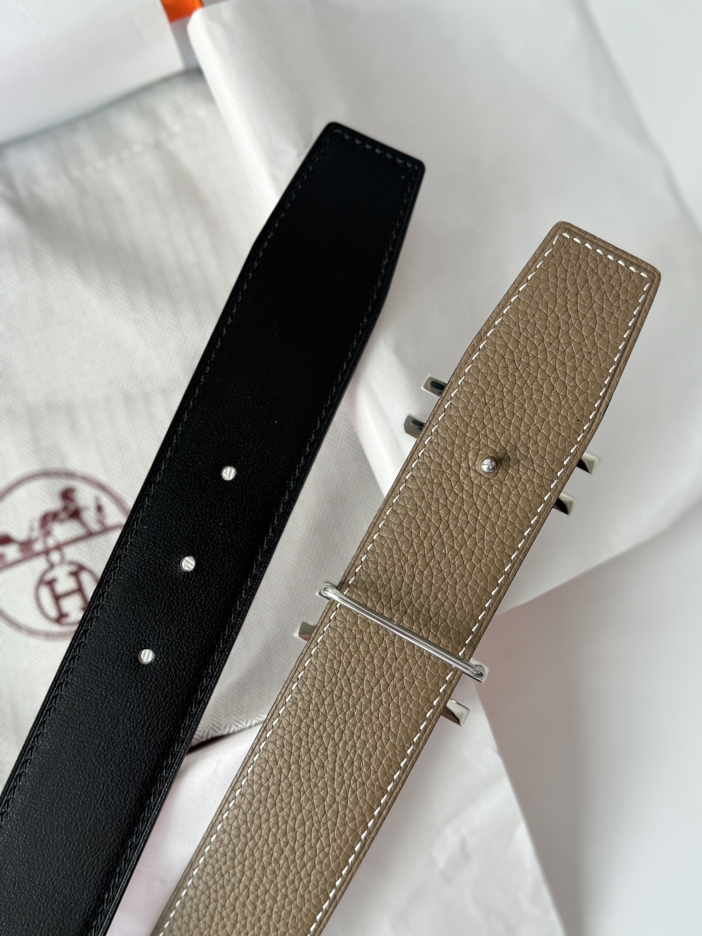 Hermès Male Basic Belt 38cm-13514