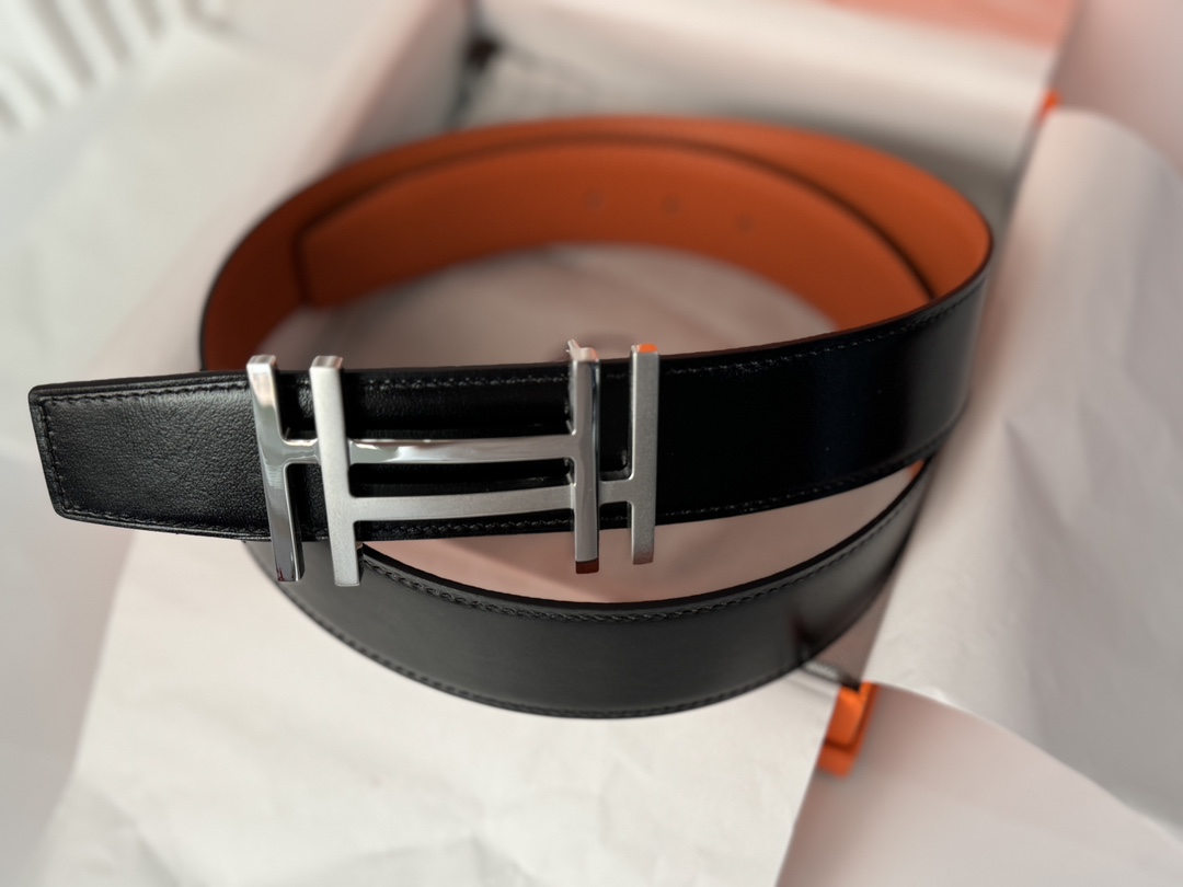 Hermès Male Basic Belt 38cm-13514
