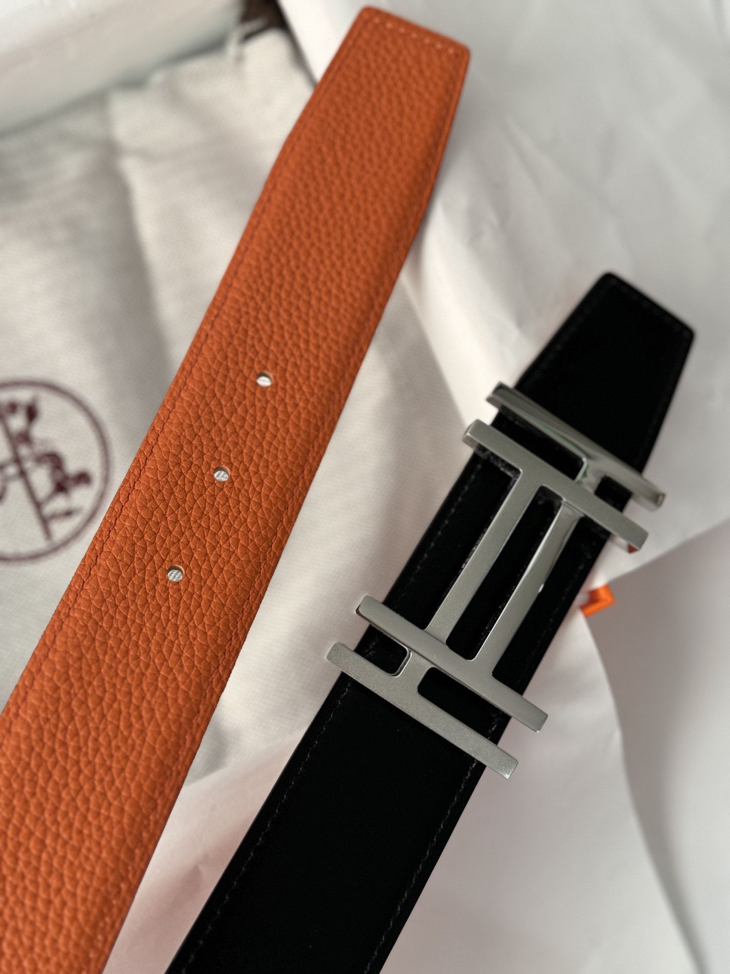 Hermès Male Basic Belt 38cm-13514