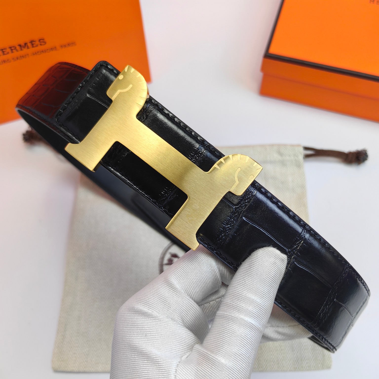 Hermès Male Basic Belt 38mm-s-m