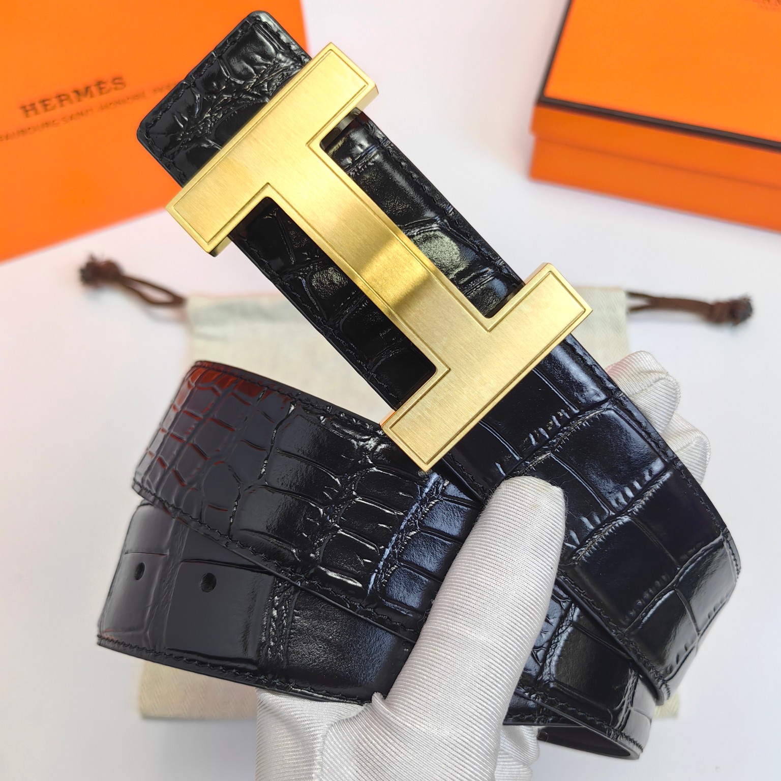 Hermès Male Basic Belt 38mm-s-m