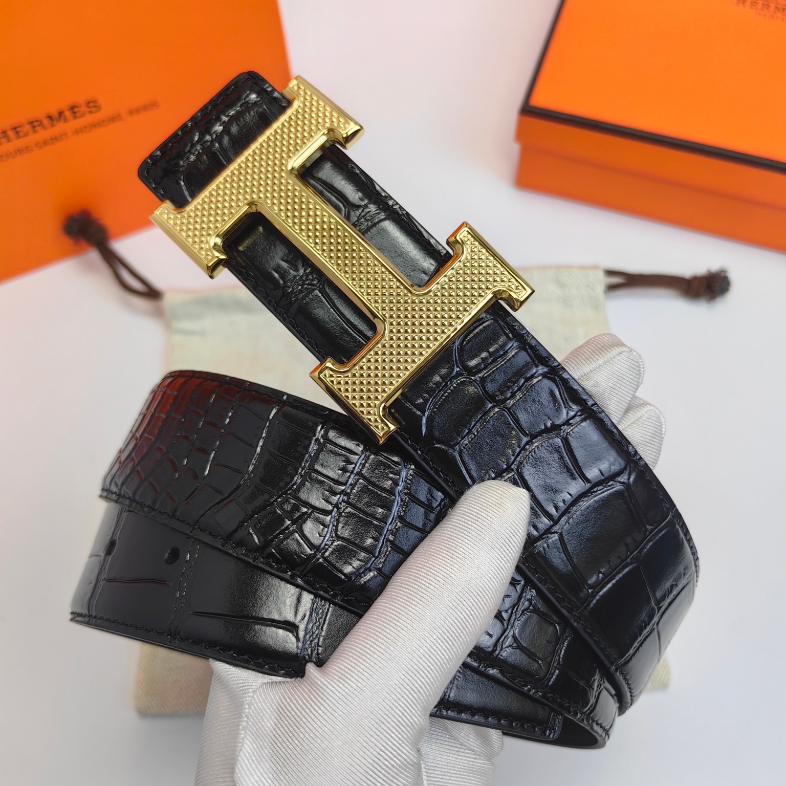 Hermès Male Basic Belt 38mm-s-m